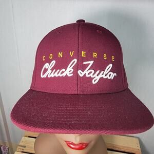 Converse "Chuck Taylor" Dark Red Snap Back Ball Cap